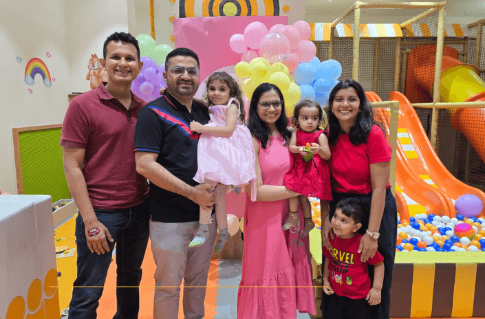 Birthday celebration at Snuggle & Play